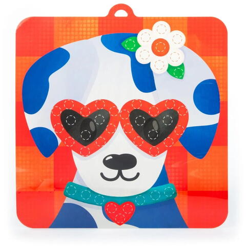 Educational Insights Set creativ cu pompoane - Imbraca animalutele