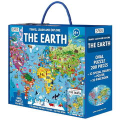 Cunoaste si exploreaza - Puzzle Planeta Pamant (200 piese) - RESIGILAT