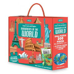 Cunoaste si exploreaza - Puzzle Monumentele lumii (200 piese) - RESIGILAT