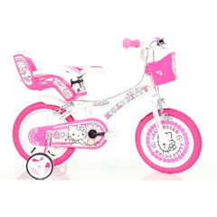 Bicicleta copii 16" - Hello Kitty la plimbare