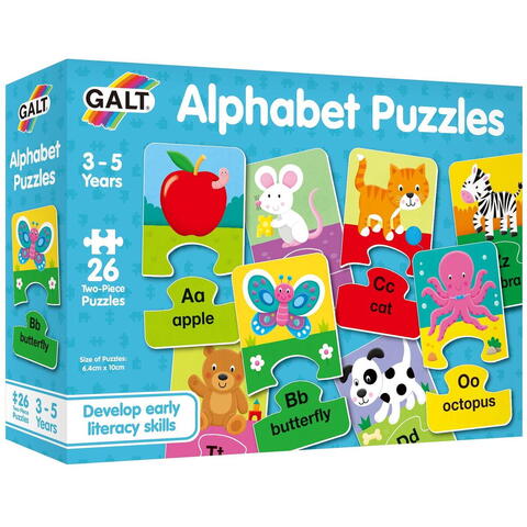 Galt Set 26 de puzzle-uri Alfabet (2 piese) - RESIGILAT