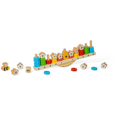 BIGJIGS Toys Joc de echilibru - Balanta albinutelor - RESIGILAT