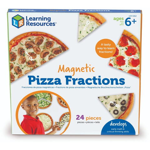 Learning Resources Pizza fractiilor cu magneti