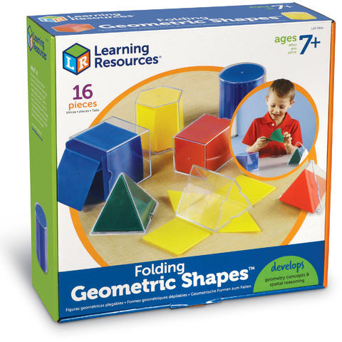 Learning Resources Forme geometrice pliante - 16 piese