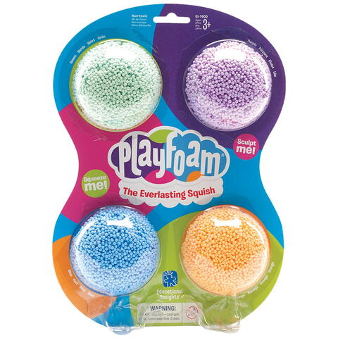 Educational Insights Spuma de modelat Playfoam™ - Set 4 culori