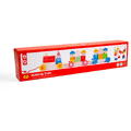 BIGJIGS Toys Trenuletul colorat cu forme