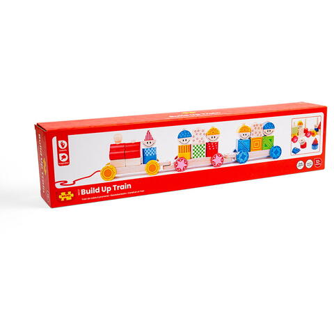 BIGJIGS Toys Trenuletul colorat cu forme