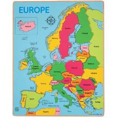 BIGJIGS Toys Puzzle incastru harta Europei