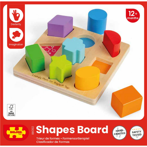BIGJIGS Toys Joc primele forme de sortat