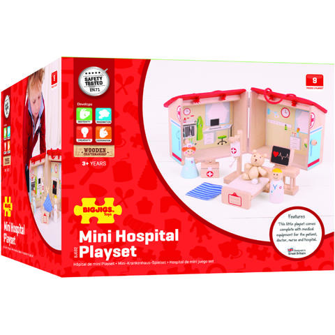 BIGJIGS Toys Mini Spitalul animalelor