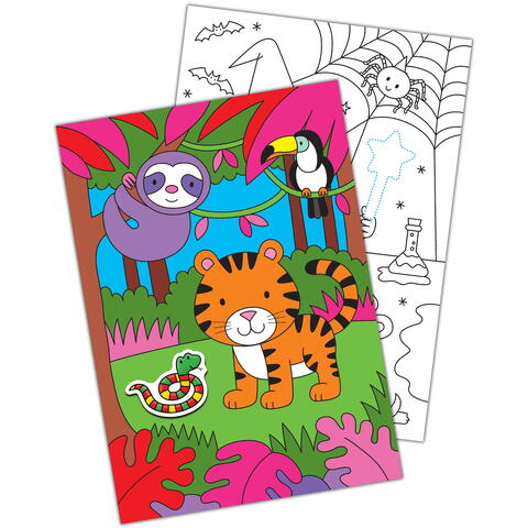 Galt Early Activities: Prima carte de colorat cu abtibilduri