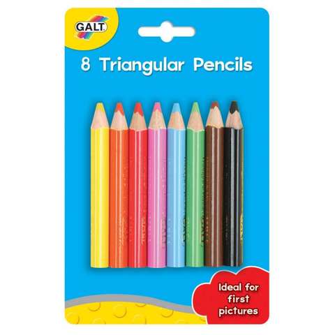 Galt Set 8 creioane colorate triunghiulare